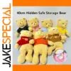 40cm Plush Bear Storage Safe for Valuables