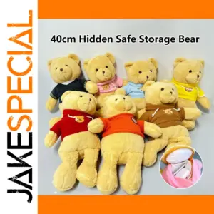 40cm Plush Bear Storage Safe for Valuables