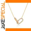 Stainless Steel Zircon Necklace for Women