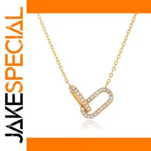 Stainless Steel Zircon Necklace for Women