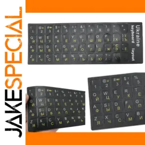 Ukrainian Keyboard Sticker Set for All Laptops