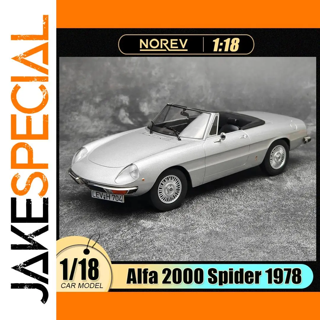 1978 Alfa Romeo 2000 Spider Diecast Model 1:18 1 1978 Alfa Romeo 2000 Spider Diecast Model 1:18