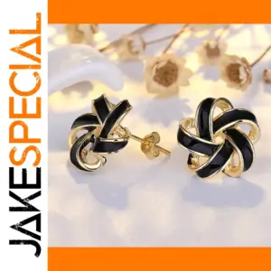 Vintage Gold Rotate Flower Earrings