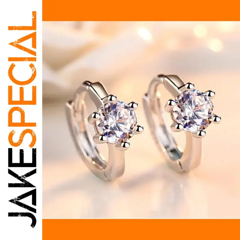 Timeless Elegance: The Silver-Tone Cubic Zirconia Stud Earrings 1 55d26b960cc74ee0be5b4cd3 product image