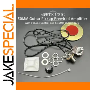 Set of 12 Silver Guitar Piezo Pickups