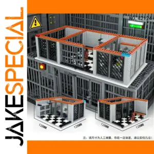 City Police Prison Station Building Set