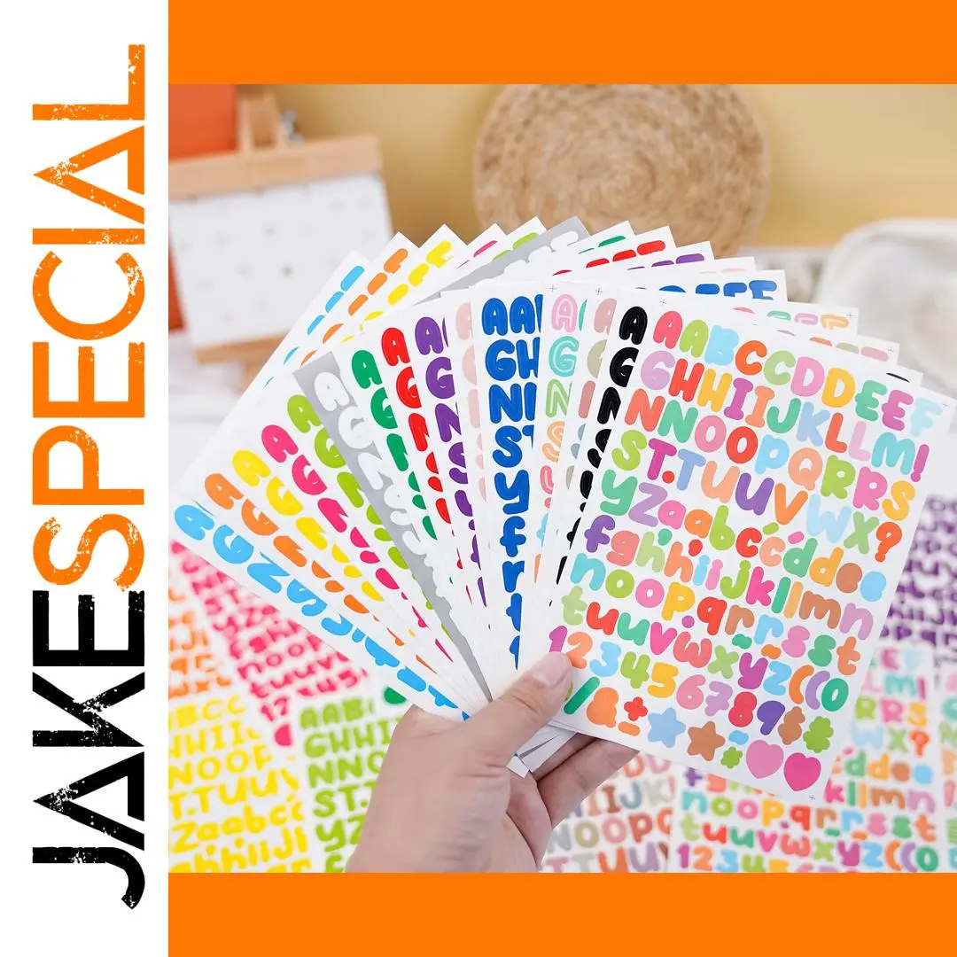 Colorful Alphabet Sticker Set for Crafts 1 Colorful Alphabet Sticker Set for Crafts