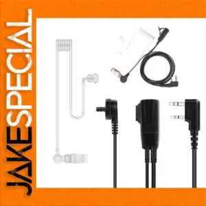 Discreet Air Acoustic Headset for Two-Way Radios