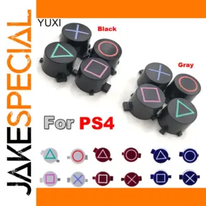 Vibrant PlayStation Controller Button Set