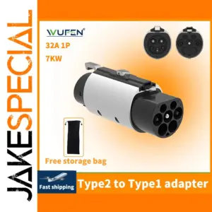 WUFEN Type2 to Type1 EV Charging Adapter
