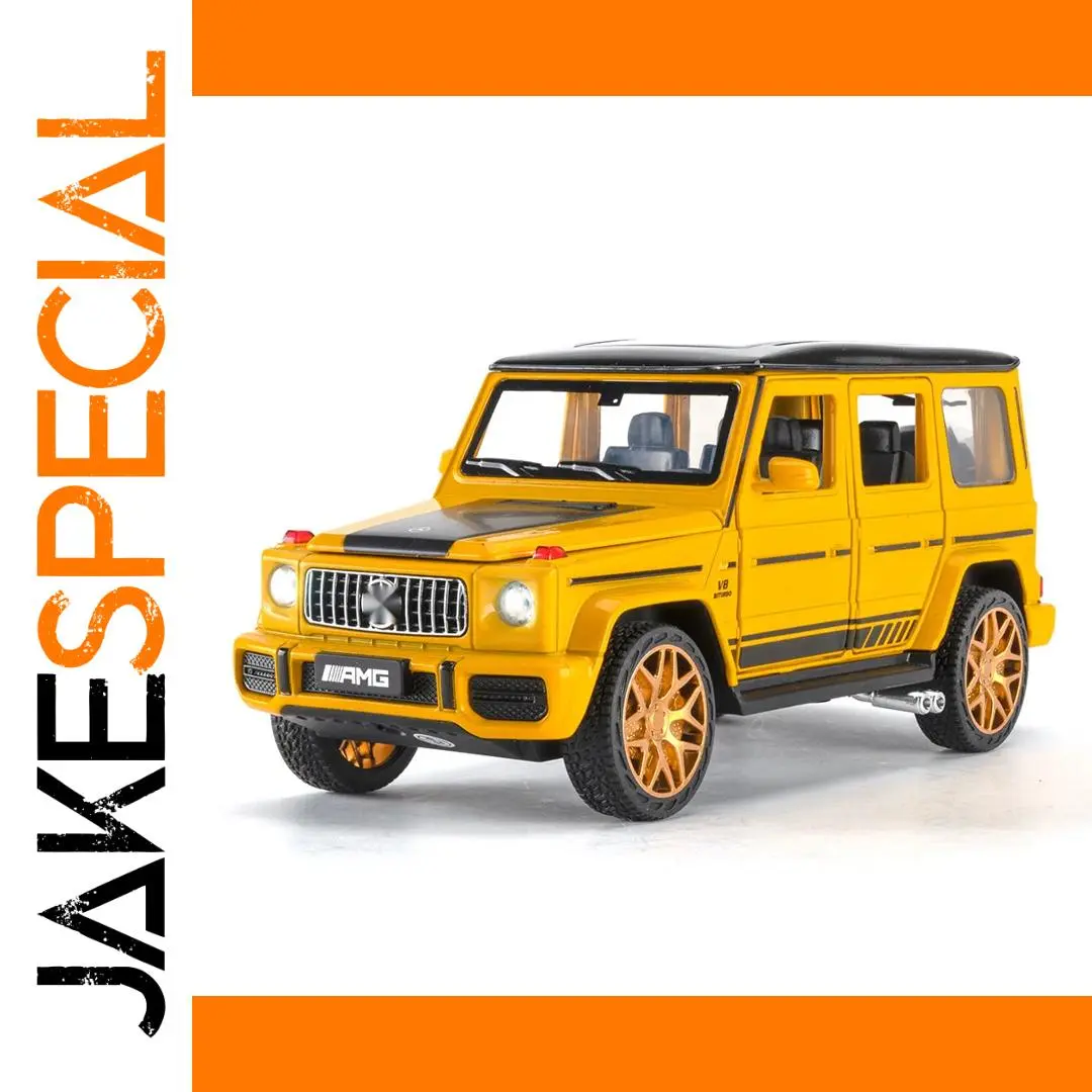 Vibrant Yellow 1:32 Mercedes-Benz G63 Diecast Model 1 Vibrant Yellow 1:32 Mercedes-Benz G63 Diecast Model