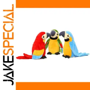 Colorful Parrot Plush Toy for Kids