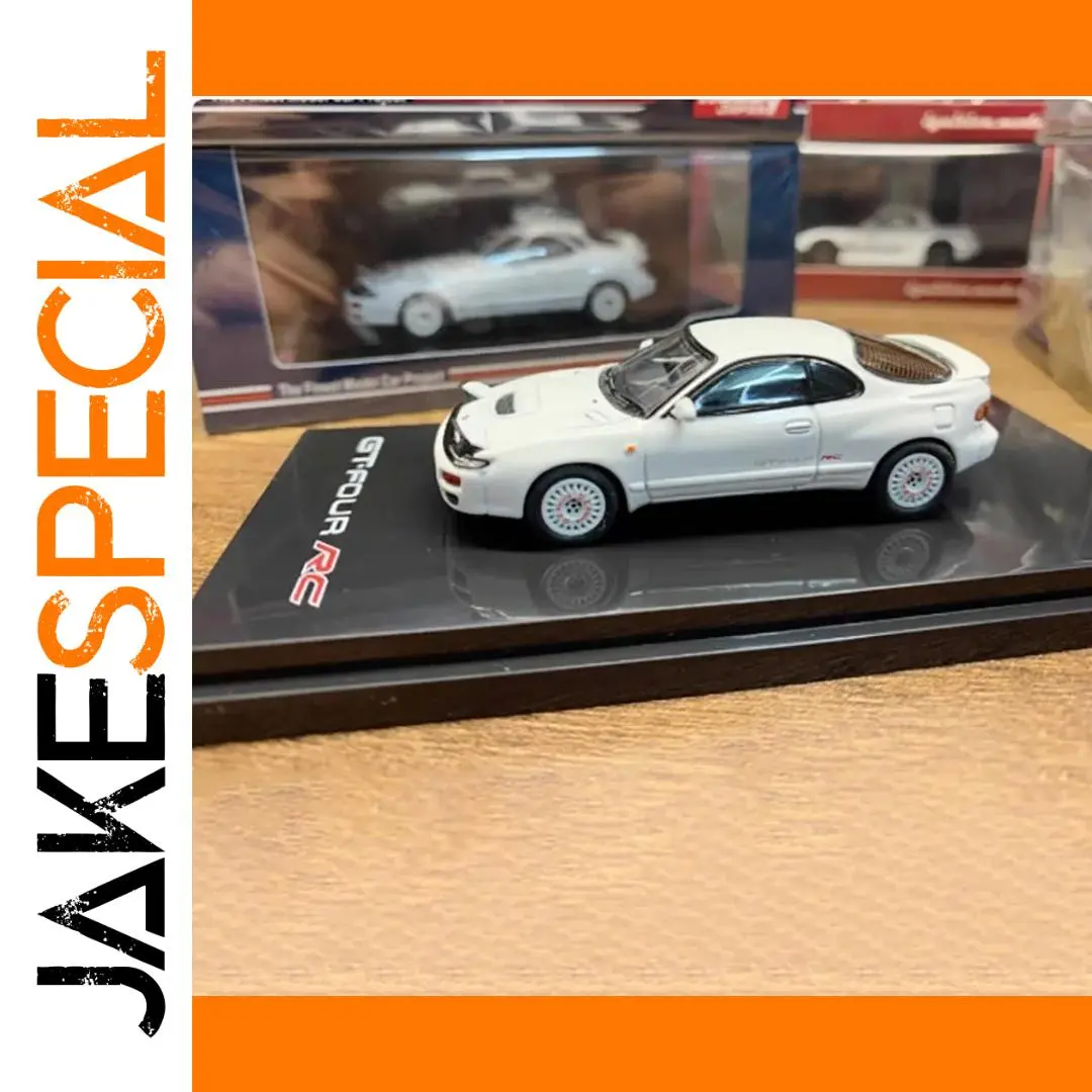 White 1/64 GT-FOUR RC Celica Model for Collectors 1 White 1/64 GT-FOUR RC Celica Model for Collectors