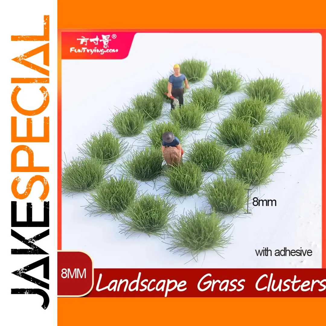 Miniature Artificial Grass Clusters for Dioramas 1 Miniature Artificial Grass Clusters for Dioramas