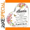 Heart-Shaped Acrylic Plaque for Grandma