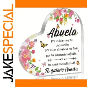 Heart-Shaped Acrylic Plaque for Grandma