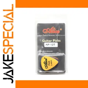 Bright Yellow Alice AP-12T Guitar Picks Set