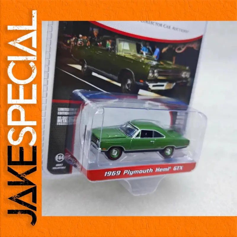 Discover the Vintage Charm of the GreenLight 1:64 Plymouth GTX Muscle Car Model 1 5769ec3b6a0f448f89733a49 product image