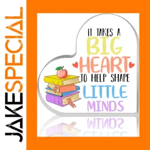 Vibrant Teacher Appreciation Plaque