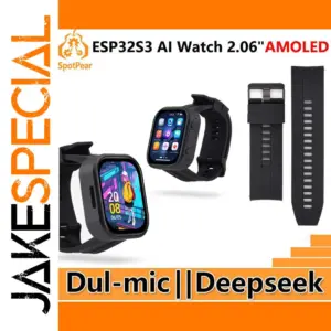 ESP32-S3R8 Wearable Development Board with AMOLED