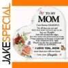 Heart-Shaped Acrylic Mom Message Sign