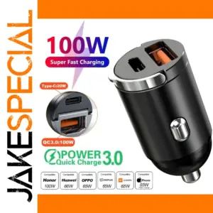 Pull Ring Car Charger 100W Fast Charging