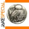 Antique Coin Replica with Owl Design