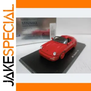 Red 1/43 Scale Porsche 911 Speedster Model