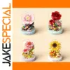 Floral DIY Building Block Set with Display Dome