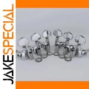 Chrome Guitar Tuner Set for Electric & Bass