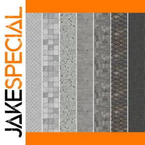 Miniature Road and Wall Scene Stickers Set