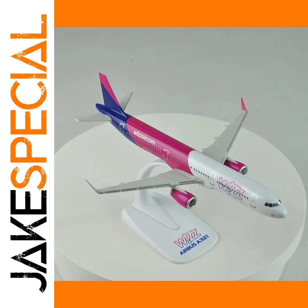 WIZZ AIR Resin Model Airplane 22cm scale 1 WIZZ AIR Resin Model Airplane 22cm scale