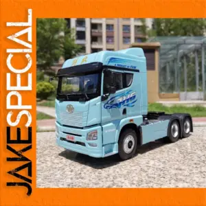 Light Blue Jiefang JH6 Model Diecast Truck