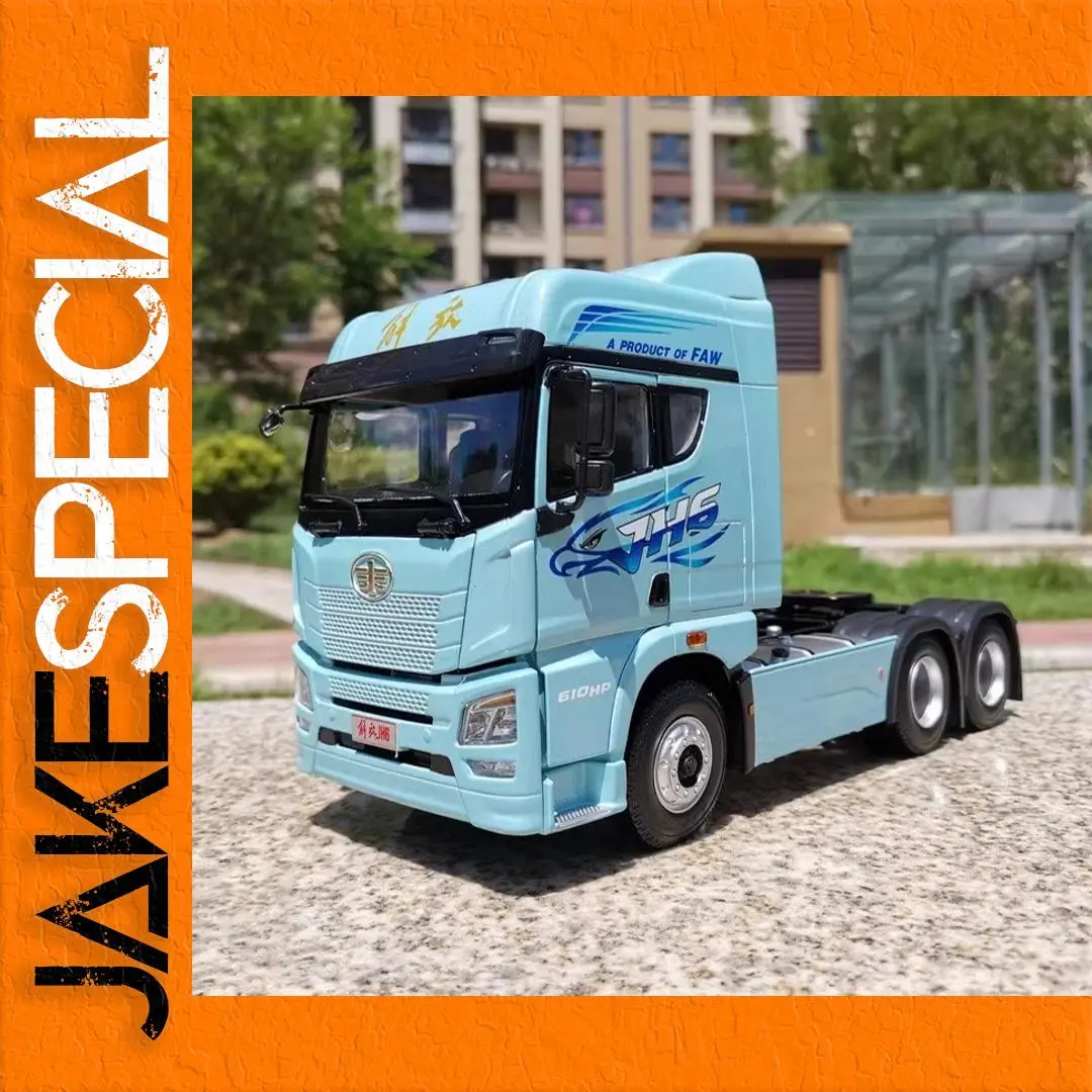 Light Blue Jiefang JH6 Model Diecast Truck 1 Light Blue Jiefang JH6 Model Diecast Truck