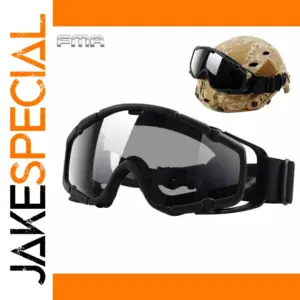 FMA Helmet Goggles with Impact-Resistant Lenses