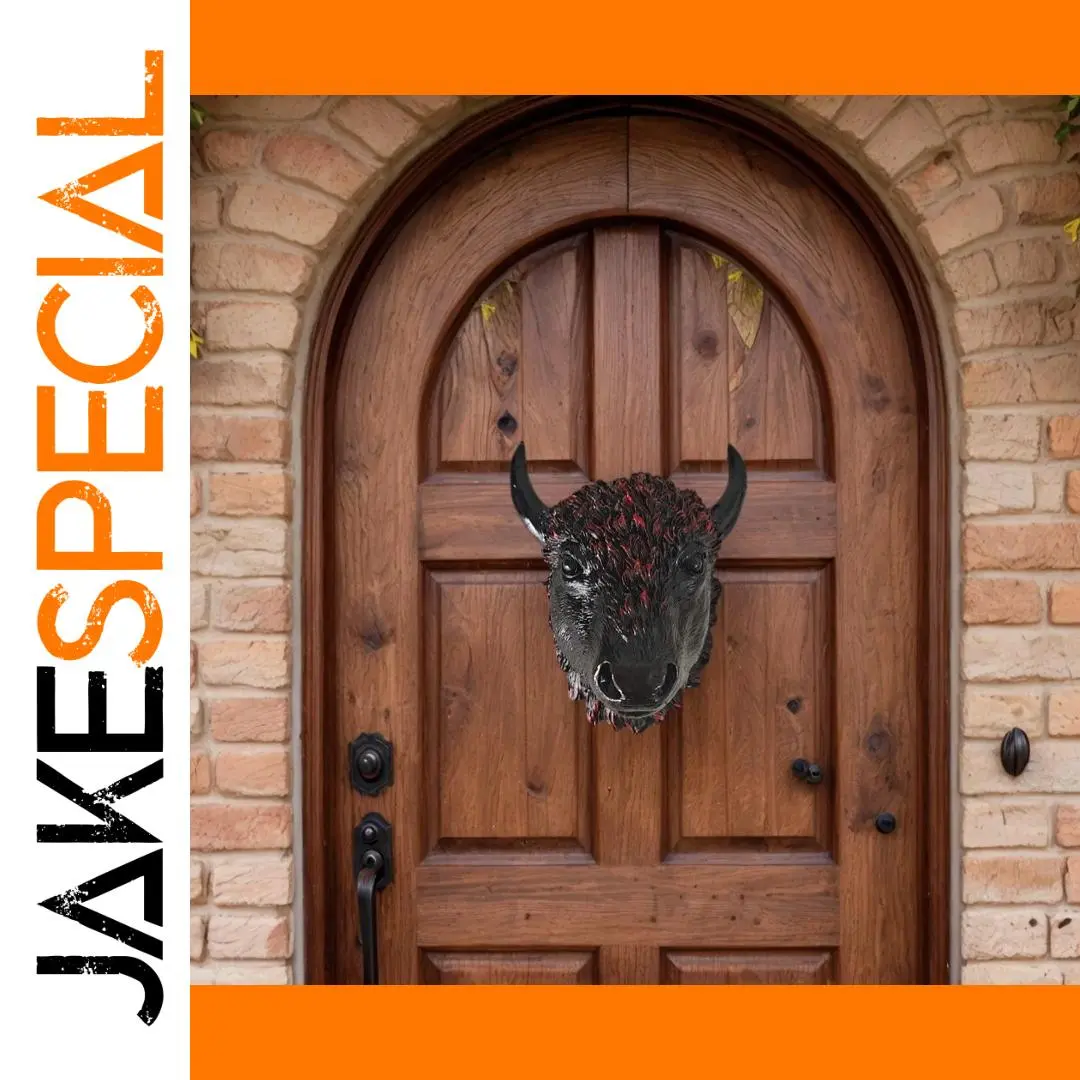 Industrial Bull Head Wall Decor 1 Industrial Bull Head Wall Decor