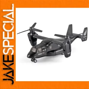 Black Osprey Tiltrotor Military Aircraft Model