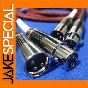 Premium Silver XLR Interconnect Cable for Audio