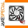 Black 80mm Computer Cooling Fan 2600 RPM