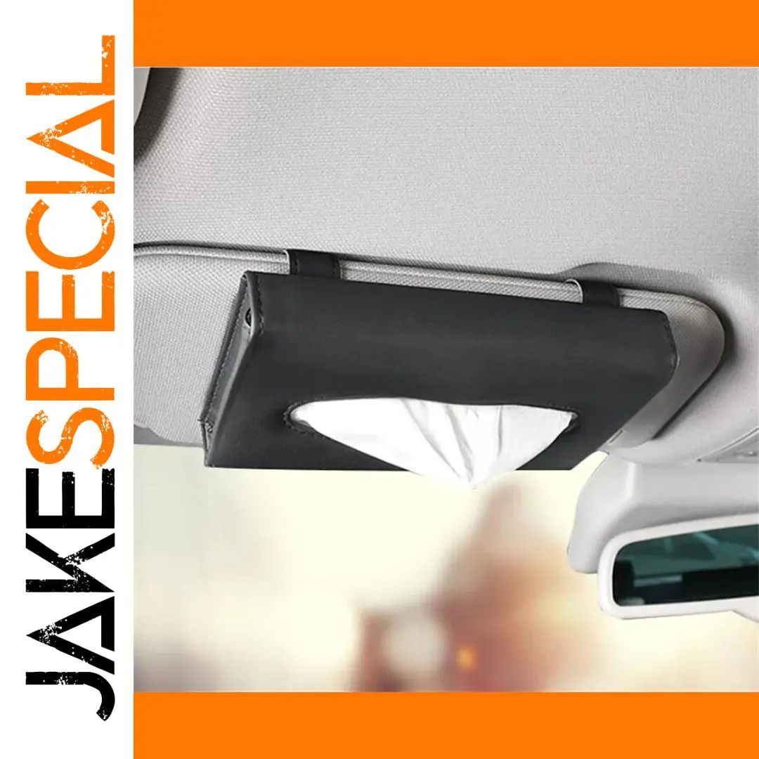 Elegant PU Leather Car Tissue Box Holder 1 Elegant PU Leather Car Tissue Box Holder