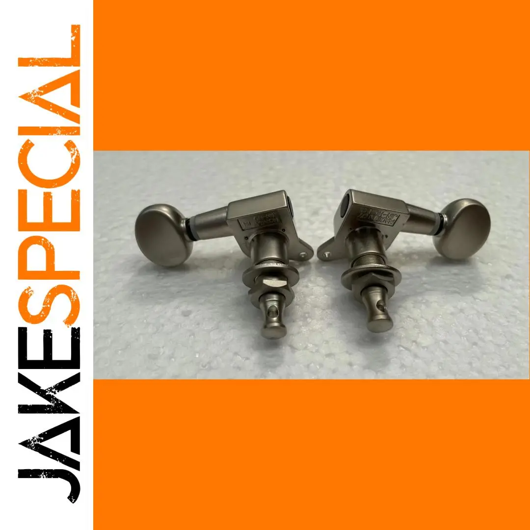 Professional Guitar Tuning Pegs Satin Silver 1 Professional Guitar Tuning Pegs Satin Silver