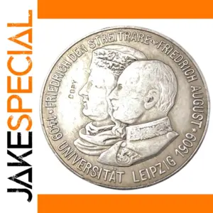 1909 Kingdom of Saxony 5 Mark Replica Coin