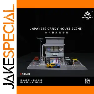 Japanese Candy House Diorama Scene 1:64 Scale Collectible