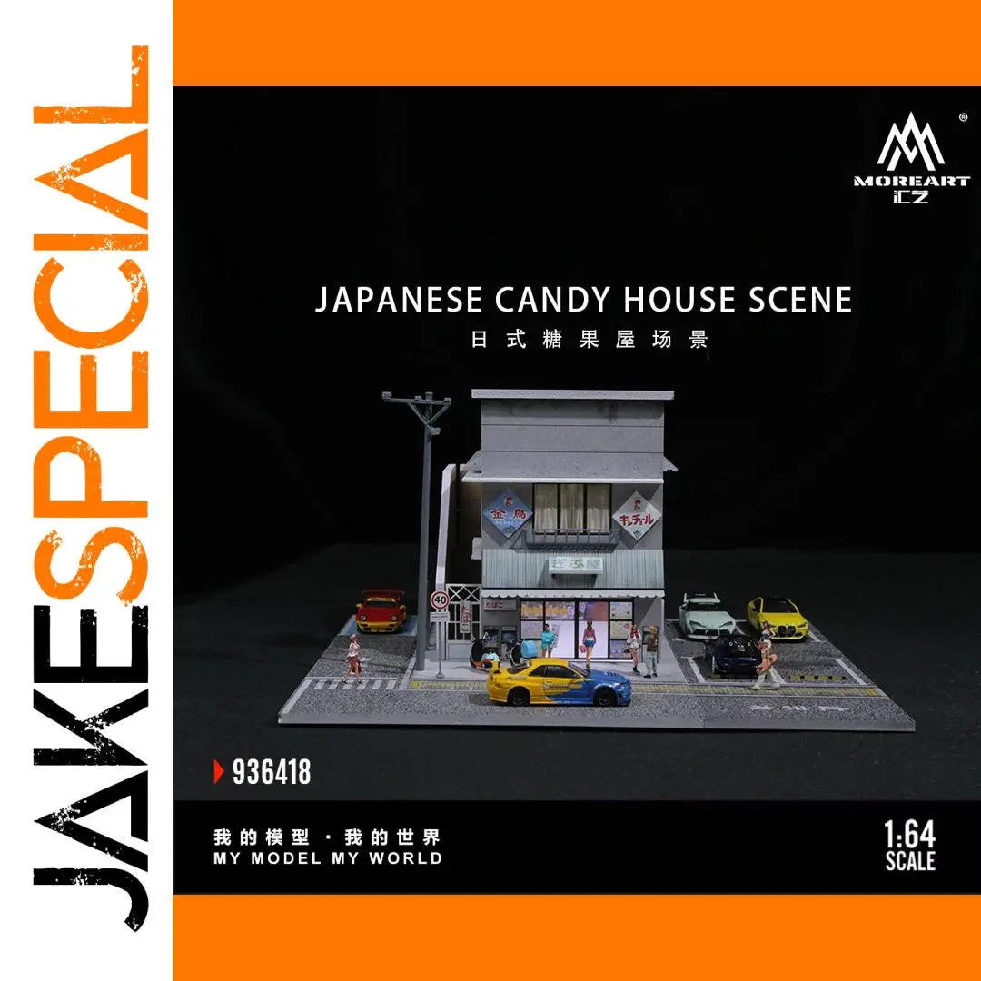 Japanese Candy House Diorama Scene 1:64 Scale Collectible 1 Japanese Candy House Diorama Scene 1:64 Scale Collectible