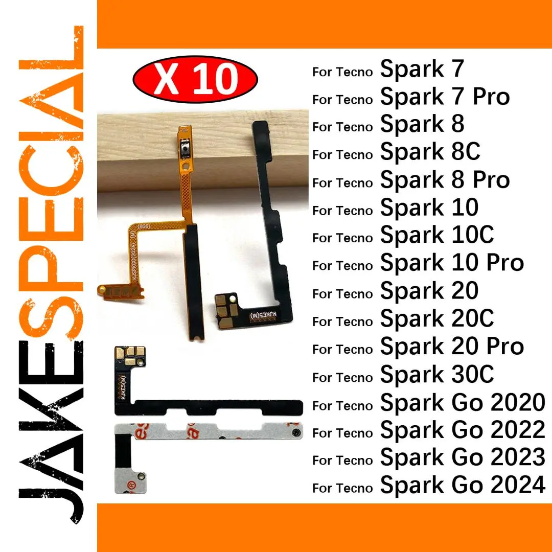 Infinix Compatible Flex Cable Set for Power & Volume 1 Infinix Compatible Flex Cable Set for Power & Volume