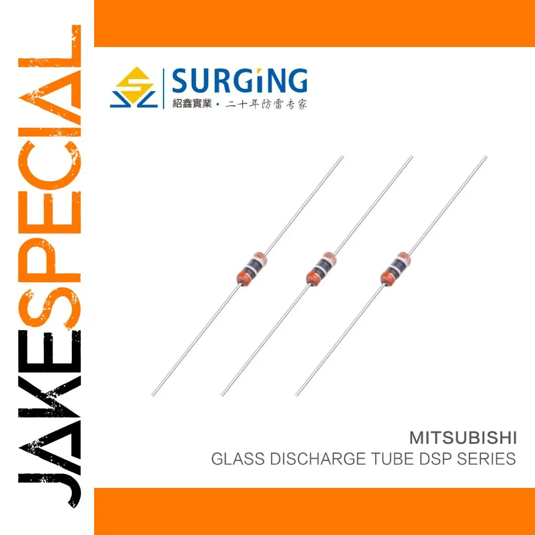 High-Voltage Glass Discharge Surge Tube Series 1 High-Voltage Glass Discharge Surge Tube Series