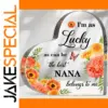 Heart-Shaped Acrylic Nana Gift Sign