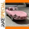 Pink Jaguar E-Type 1:24 Scale Diecast Model