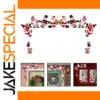 Festive Wooden Christmas Door Corner Decor