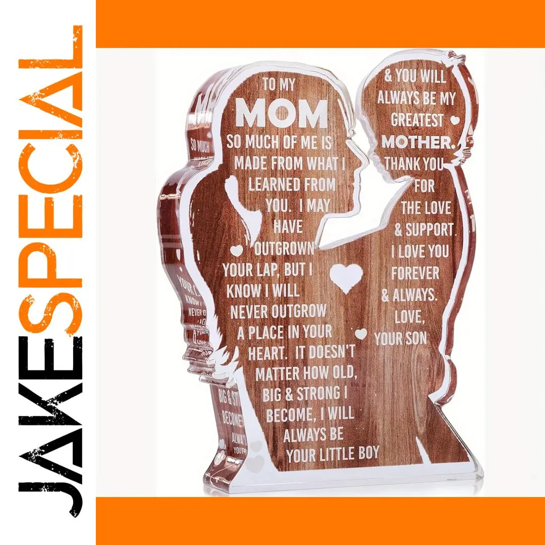 Heartfelt Mother and Child Plastic Decor 1 Heartfelt Mother and Child Plastic Decor